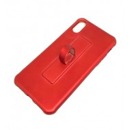Capa Silicone Gel Com Anel De Dedo Motomo Apple Iphone X (5.5) Vermelho